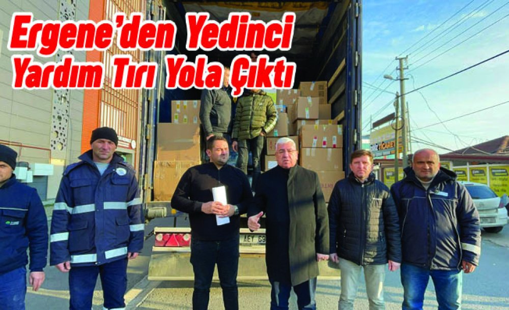 Ergene'den Yedinci Yardım Tırı Yolladı