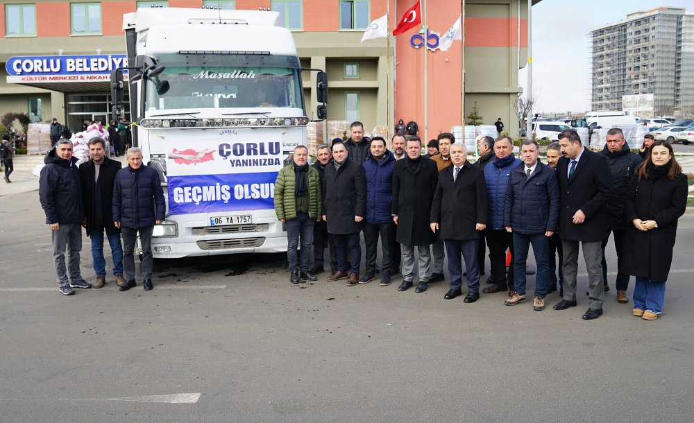 Çorlu Deprem Bölgesi İçin Kenetlendi