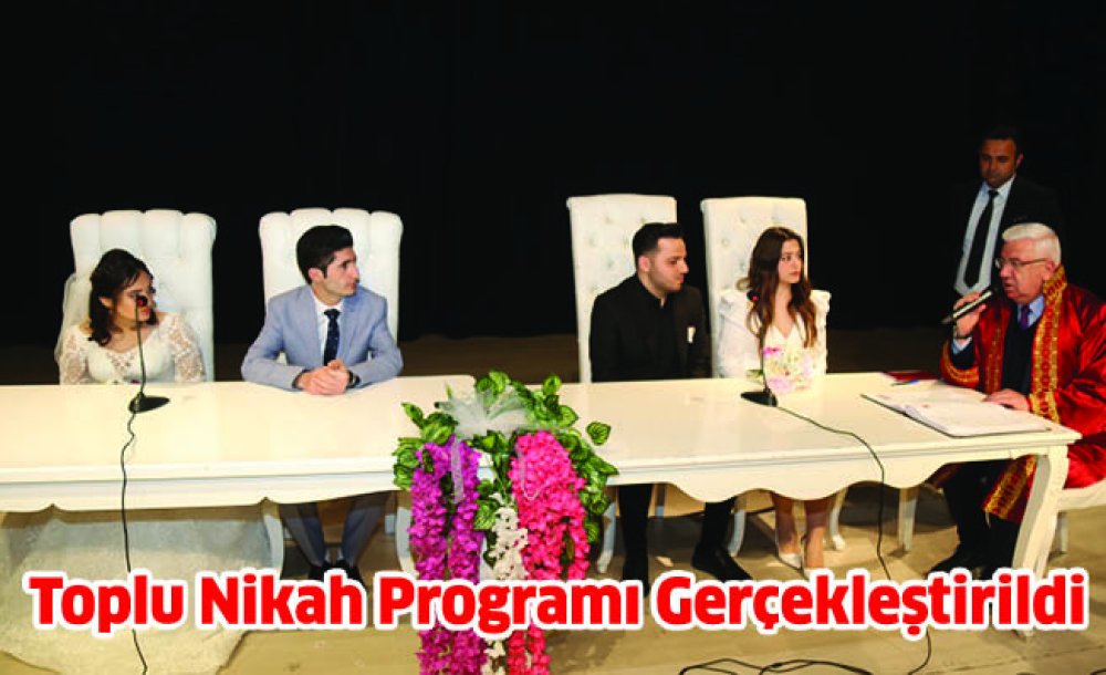 Toplu Nikah Programı Gerçekleştirildi