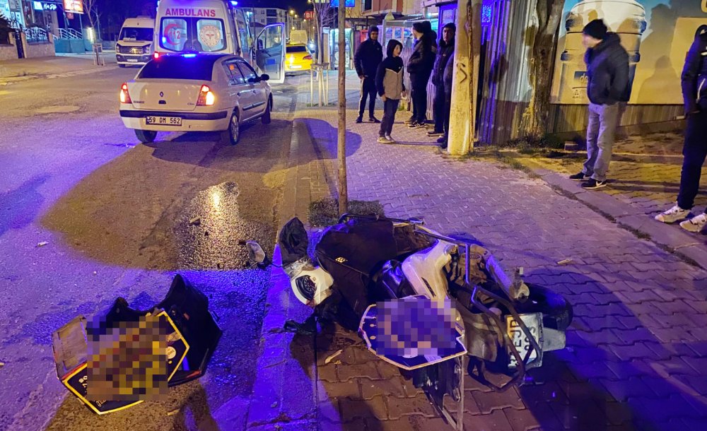 Eski Tekirdağ Caddesi'nde Trafik Kazası