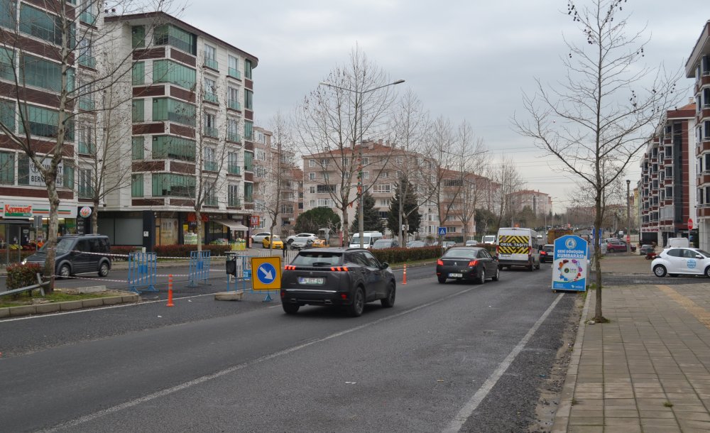 Şeritler Tamamen Trafiğe Açıldı 