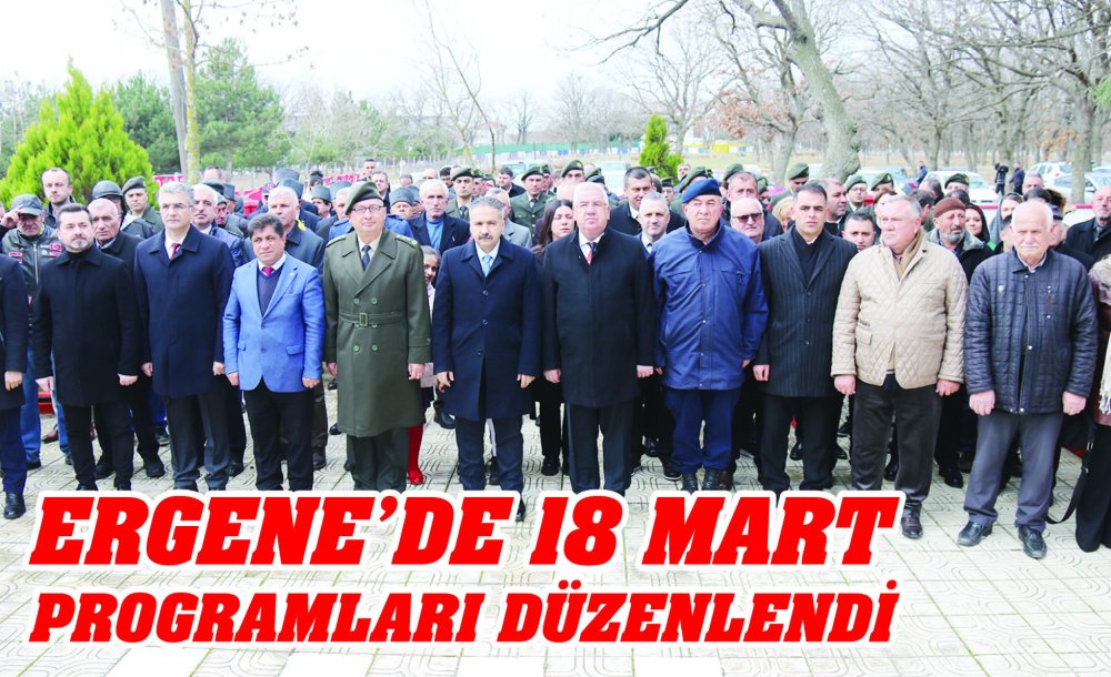 Ergene'de 18 Mart Programları Düzenlendi