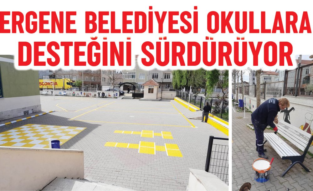 Ergene Belediyesi Okullara Desteğini Sürdürüyor