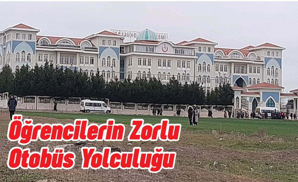 Öğrencilerin Zorlu Otobüs Yolculuğu