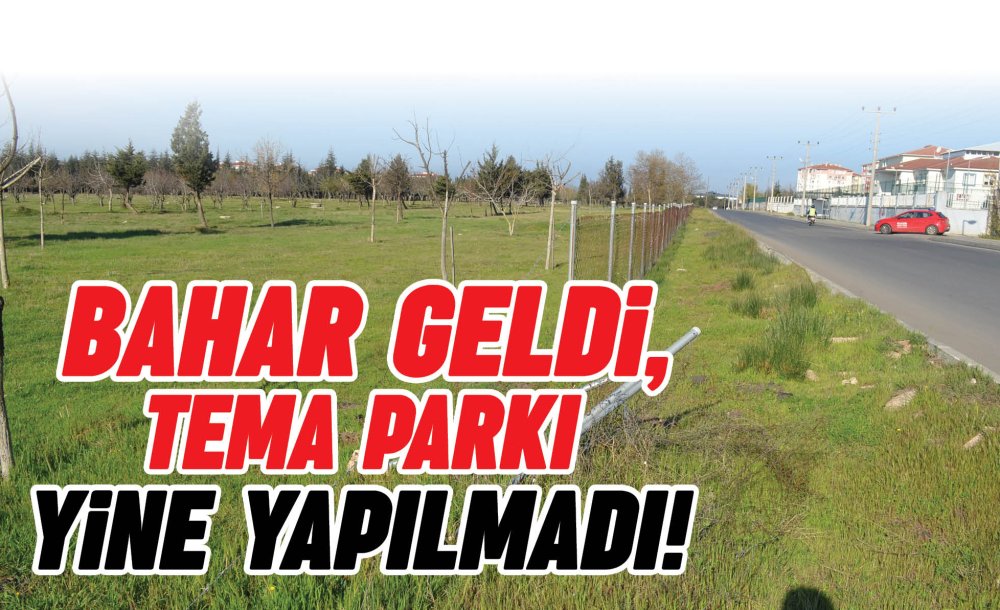 Bahar Geldi, Tema Parkı Yine Yapılmadı!