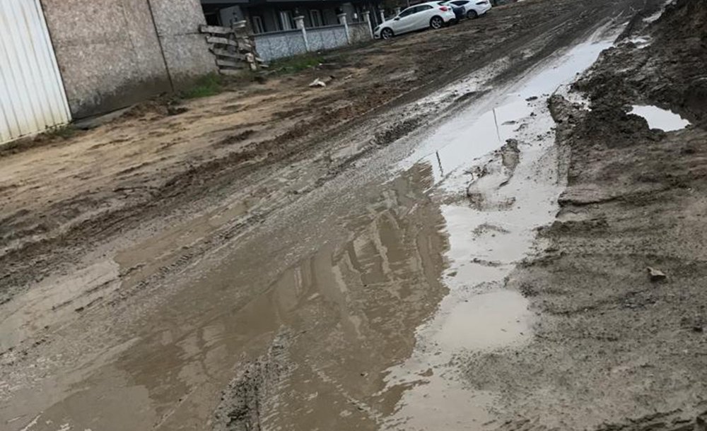 Türkan Saylan Caddesi Çamurdan Kurtulacağı Günü Bekliyor