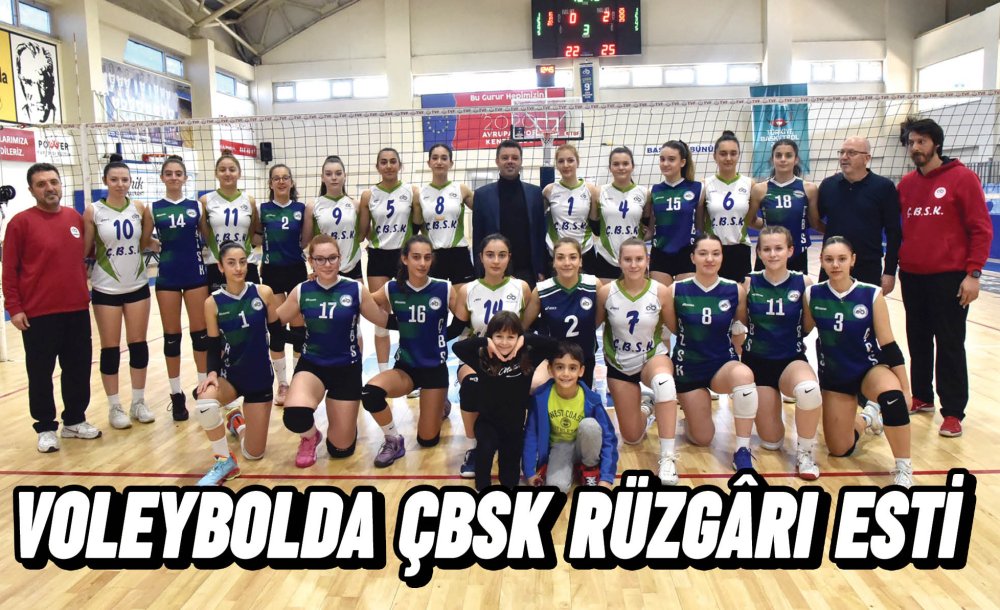 Voleybolda Çbsk Rüzgârı Esti