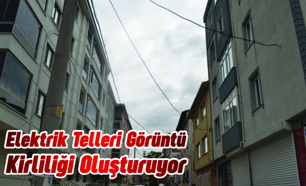 Elektrik Telleri Görüntü Kirliliği Oluşturuyor 