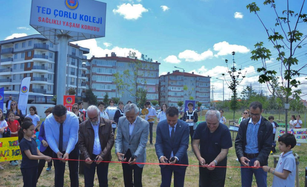 Ted Çorlu Koleji Sağlıklı Yaşam Korusu Açıldı