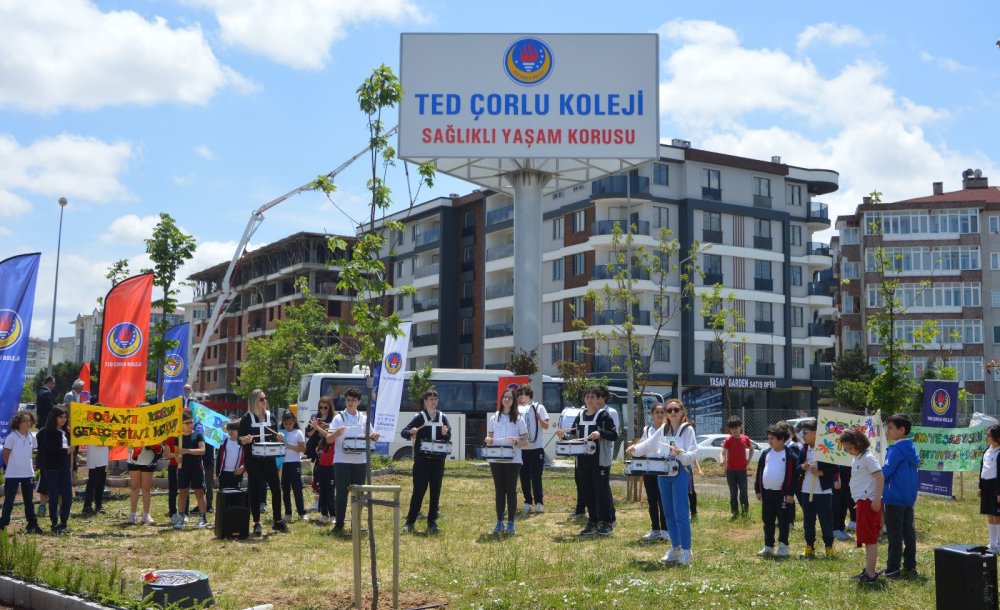 Ted Çorlu Koleji Sağlıklı Yaşam Korusu Açıldı