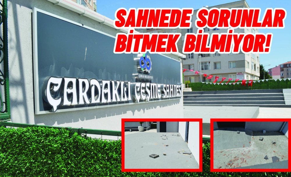 Sahnede Sorunlar Bitmek Bilmiyor!