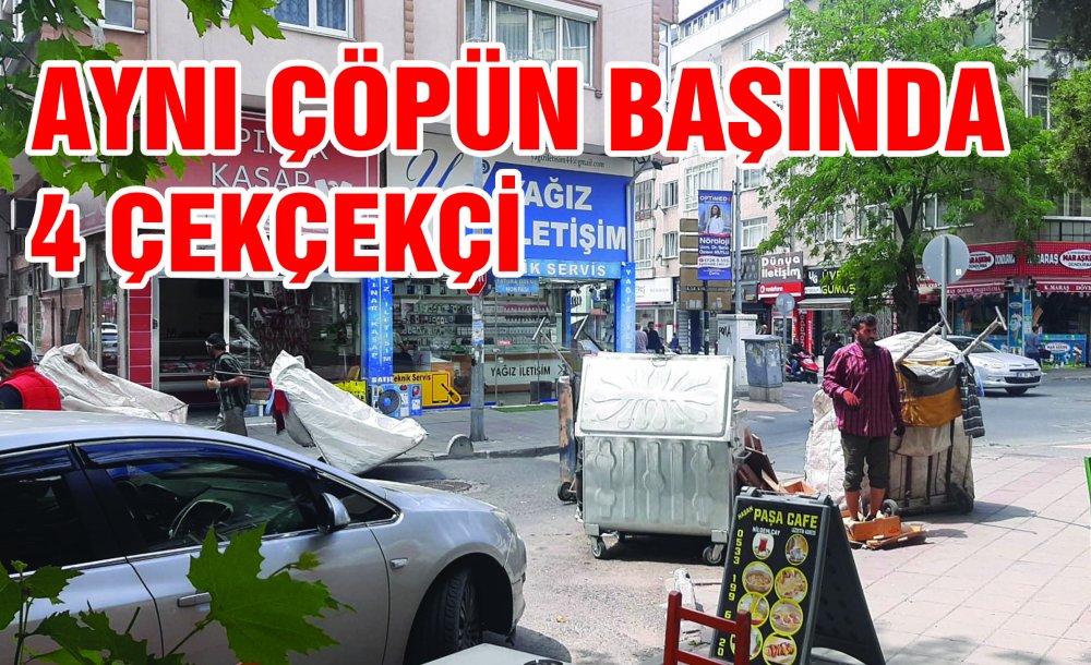 Aynı Çöpün Başında 4 Çekçekçi 