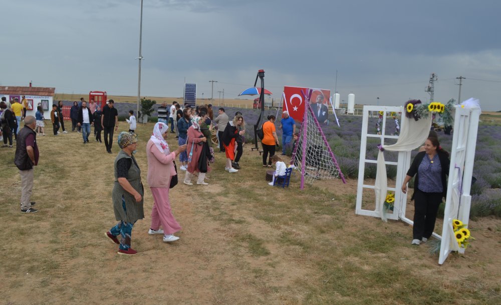 Lavanta Şenlikleri Renkli Görüntülere Sahne Oldu 