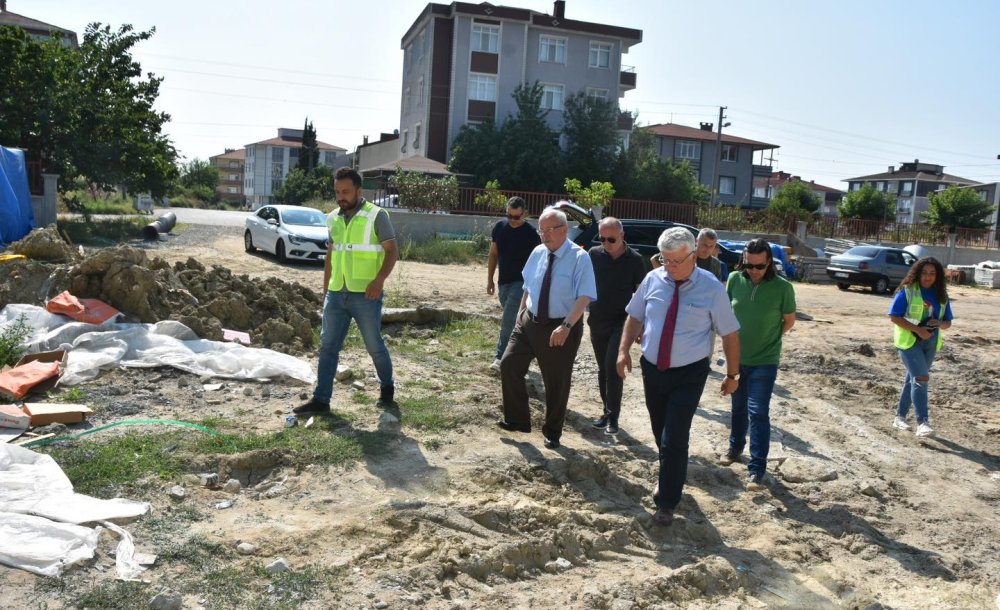 Başkan Albayrak Çorlu'daki Projeleri İnceledi 