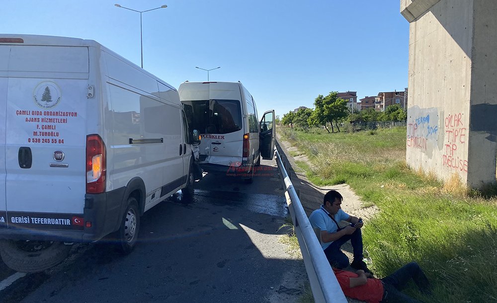 Ergene'de Trafik Kazası 1 Yaralı