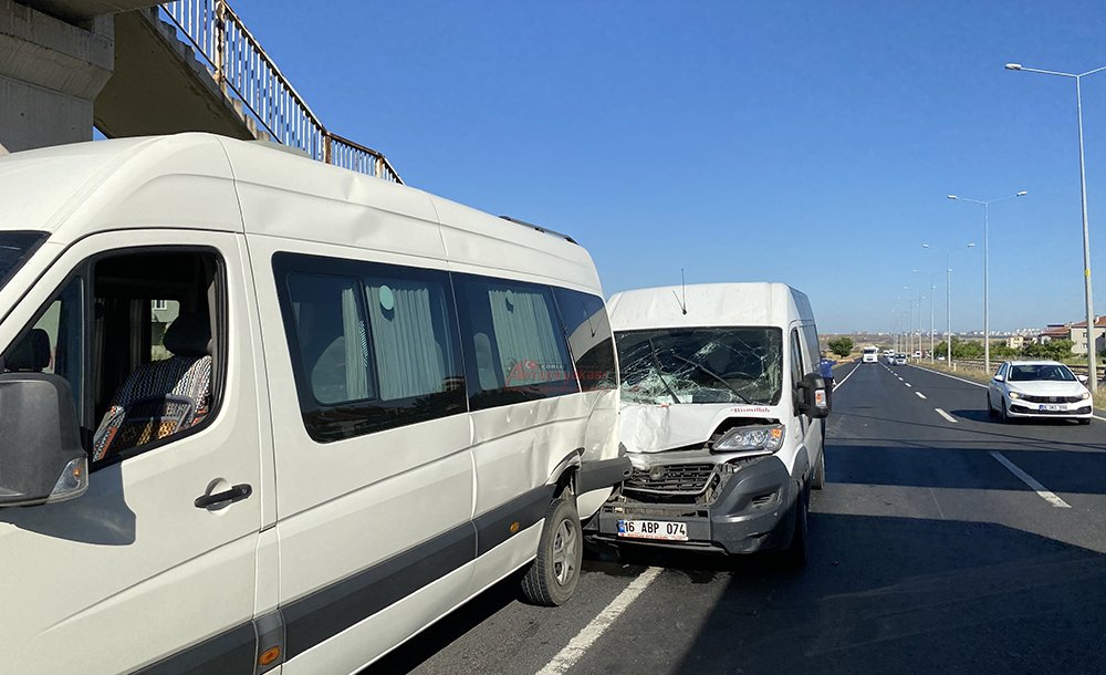 Ergene'de Trafik Kazası 1 Yaralı