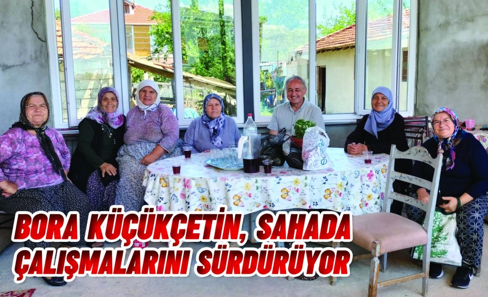 Bora Küçükçetin, Sahada Çalışmalarını Sürdürüyor