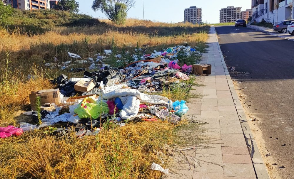 Toki̇'de Çöpler Yakılarak İmha Ediliyor 