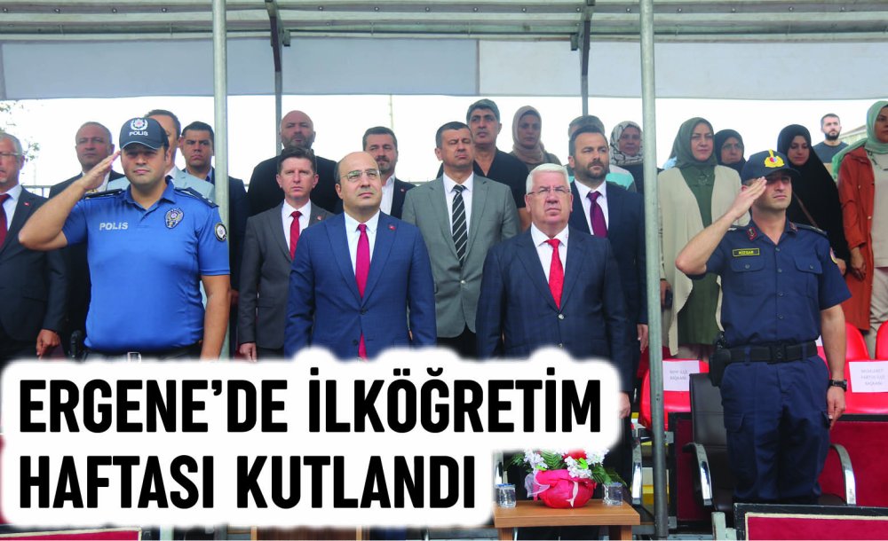 Ergene'de İlköğretim Haftası Kutlandı