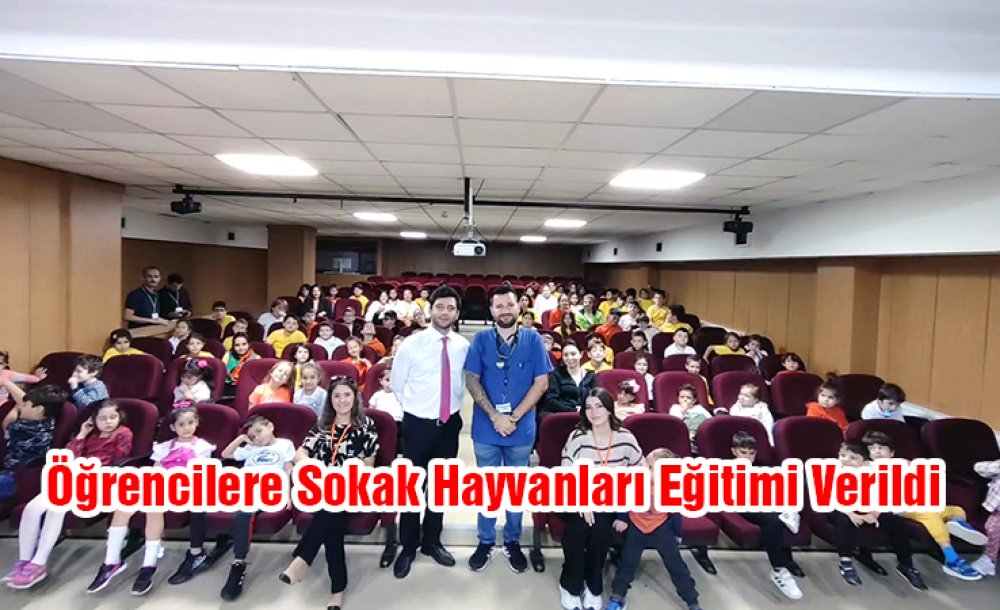 Öğrencilere Sokak Hayvanları Eğitimi Verildi