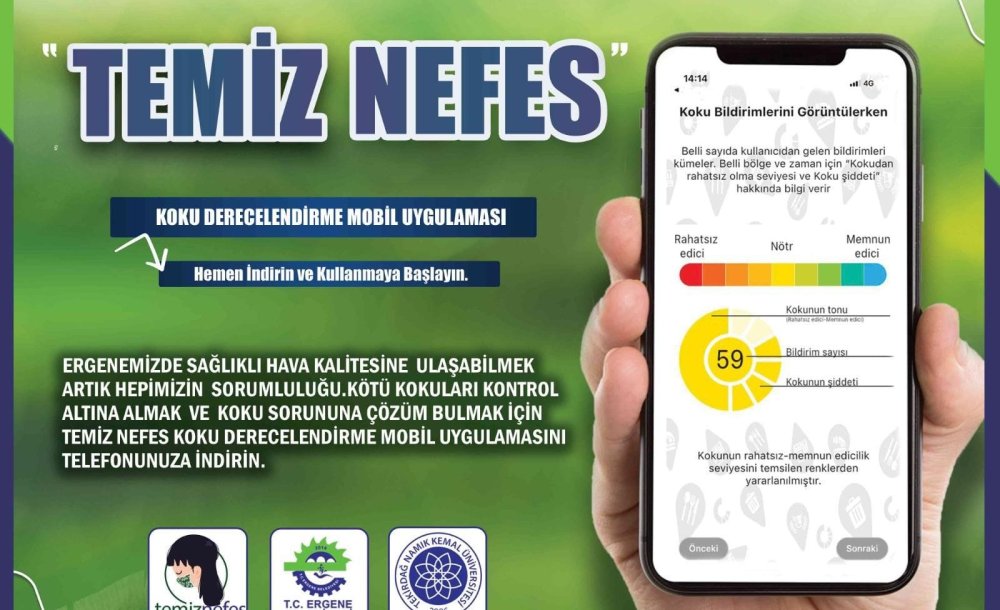 Temiz Nefes Uygulamasına Gelen Şikayetler Takip Ediliyor