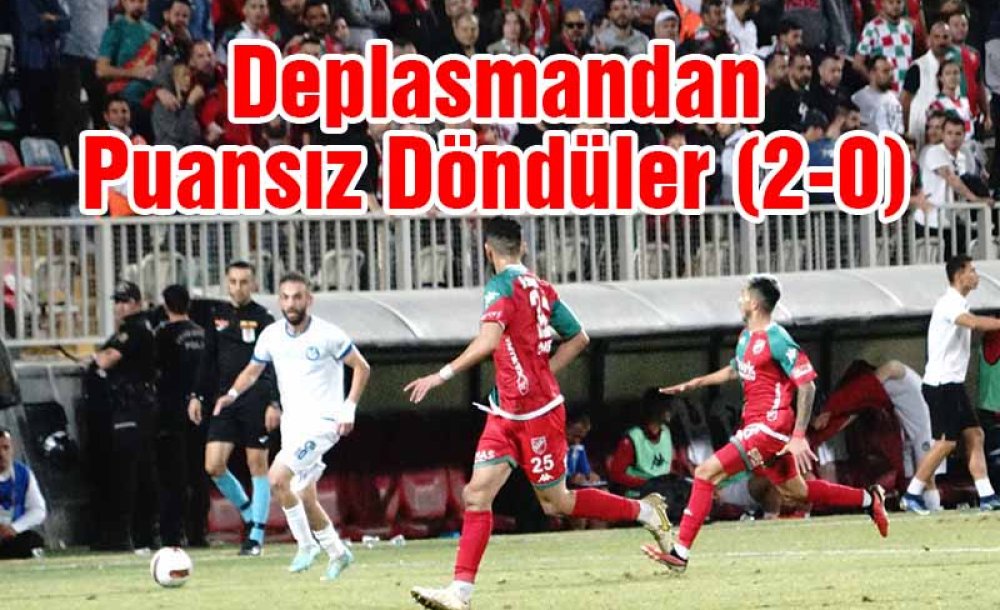 Deplasmandan Puansız Döndüler (2-0)