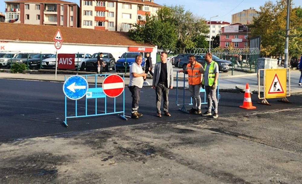 Omurtak Caddesi'ndeki Asfalt Tamamlandı 