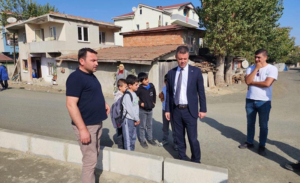 Başkan Sarıkurt Kuzey Yolu'ndaki Çalışmaları İnceledi 