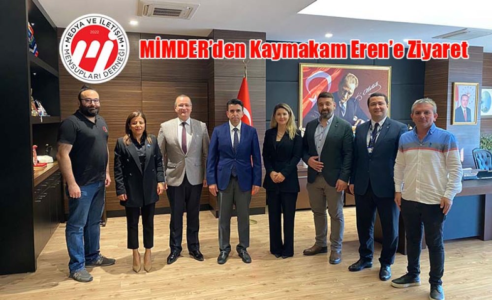 Mi̇mder'den Kaymakam Eren'e Ziyaret 