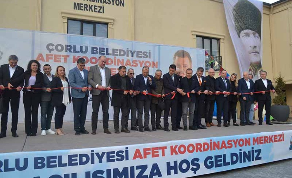 Afet Koordinasyon Merkezi Açıldı 