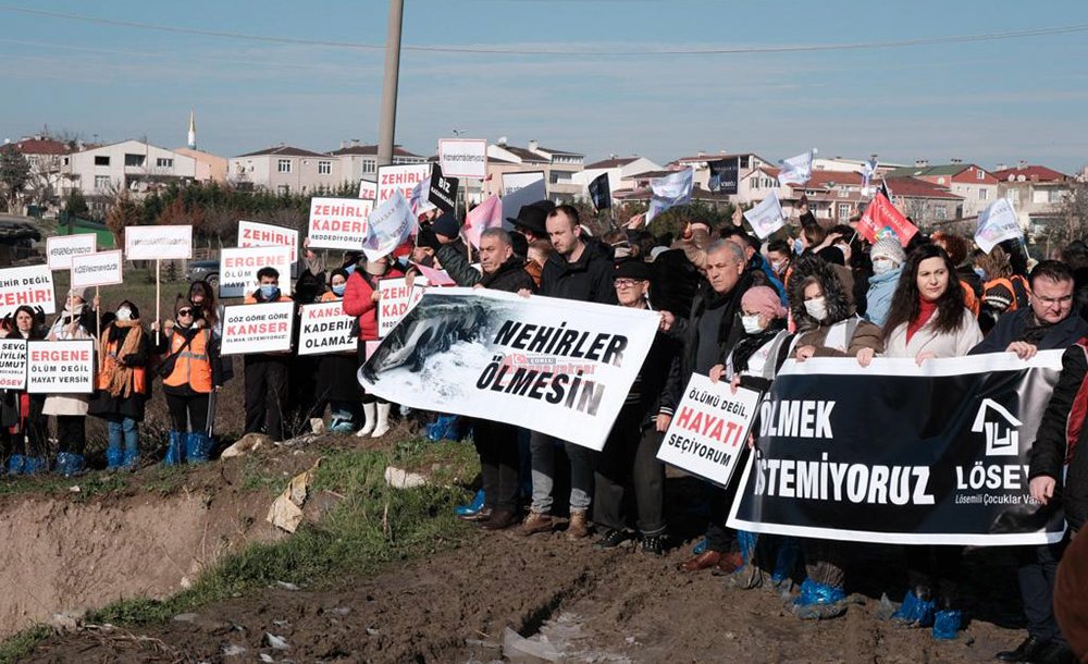 Lösev Ergene Nehri'nin Kenarından Uyarıda Bulundu “Ölmek İstemiyoruz”