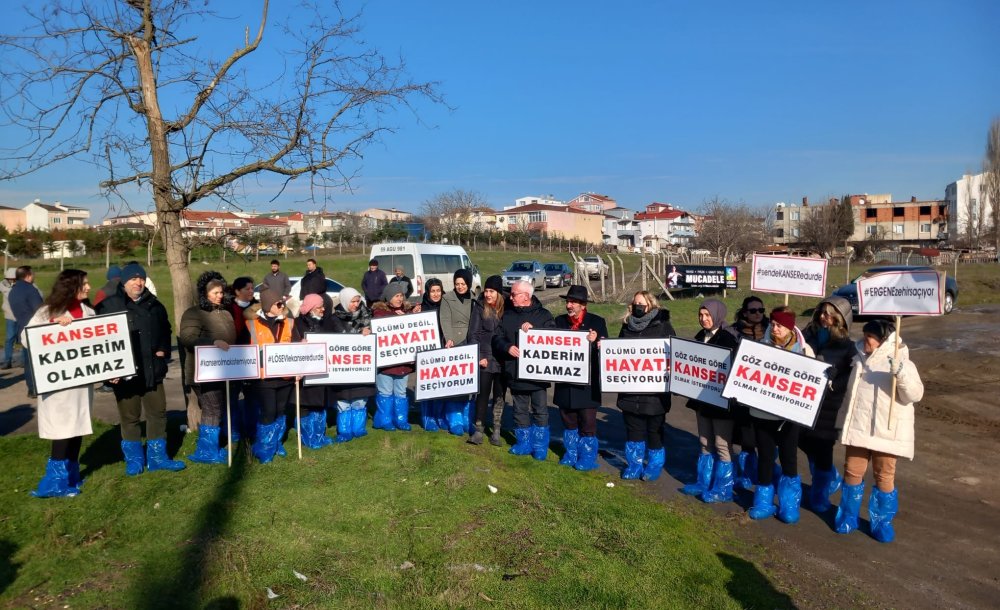 Lösev Ergene Nehri'nin Kenarından Uyarıda Bulundu “Ölmek İstemiyoruz”