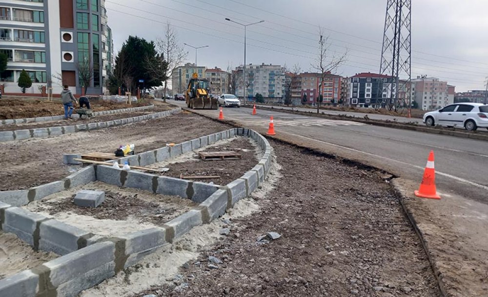 Nefes Park Kavşağında Düzenleme Başladı 