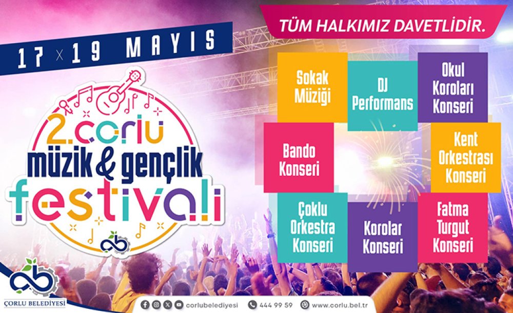 2. Müzik Ve Gençlik Festivali Başlıyor