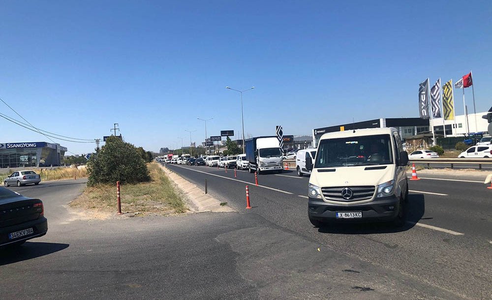 İstanbul Yolu'nda Çalışmalar Başladı