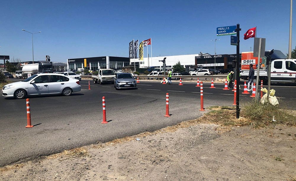 İstanbul Yolu'nda Çalışmalar Başladı